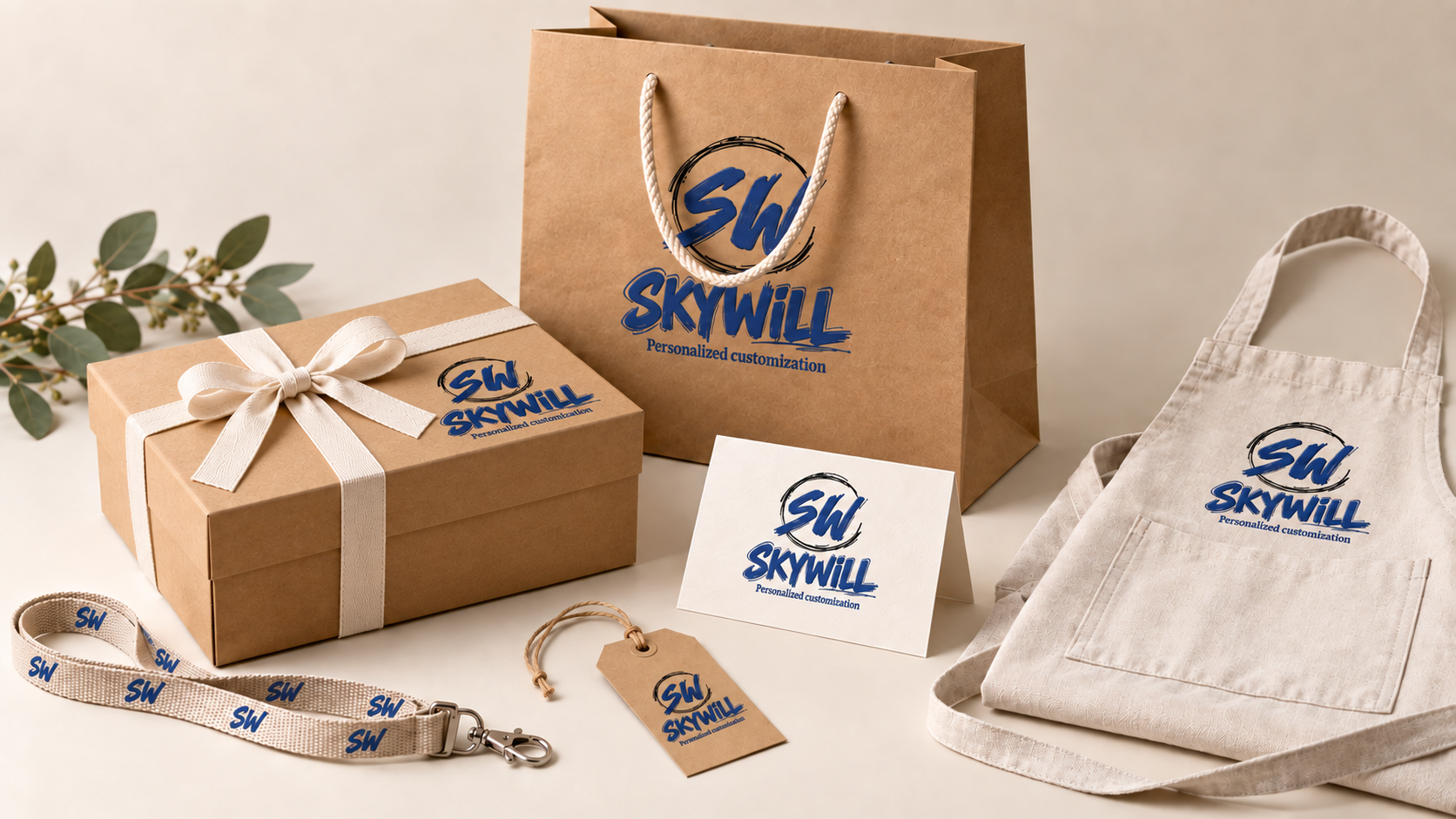 Branded labels, hangtags, packaging bags and gift boxes