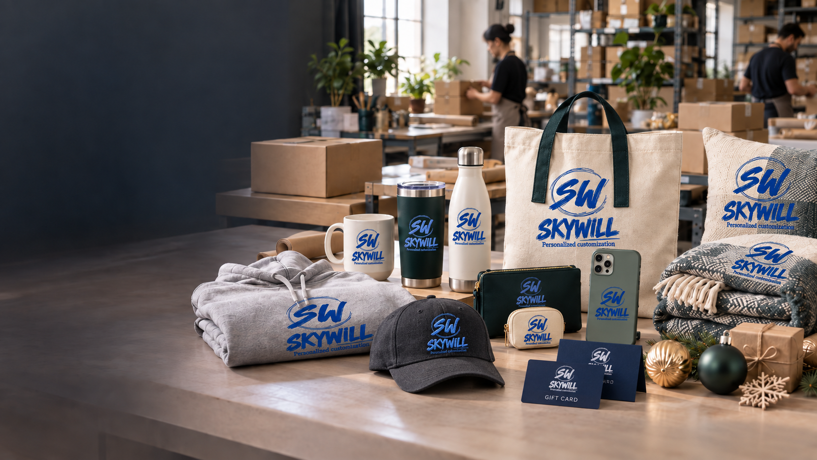 Multi-category SKYWILL POD products and fulfillment